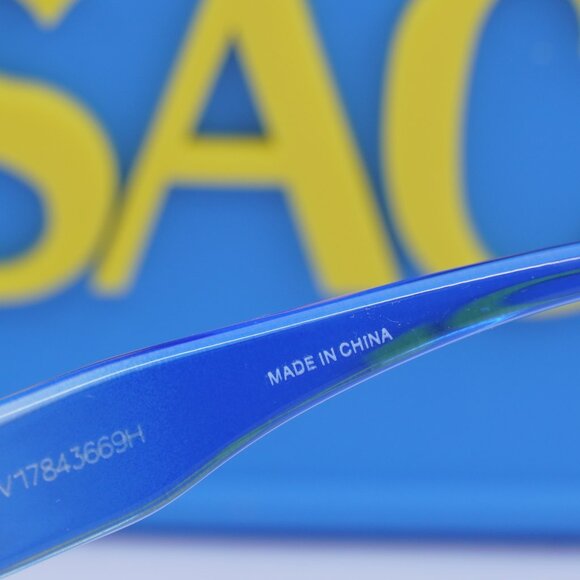 Versace Kids VK4006U 5532/80 Rectangle Sunglasses - Royal Blue/Dark Blue - Picture 6 of 10